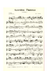 scarica la spartito per fisarmonica Accordéon Flamenco (Paso Doble) in formato PDF