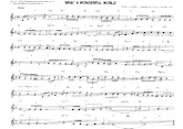 descargar la partitura para acordeón What A Wonderful World en formato PDF