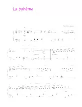 descargar la partitura para acordeón La bohème (Valse Lente) en formato PDF