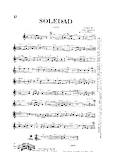 descargar la partitura para acordeón Soledad (Boléro) en formato PDF