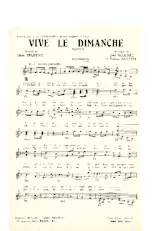 télécharger la partition d'accordéon Vive le dimanche (Marche) au format PDF