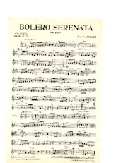 descargar la partitura para acordeón Boléro Sérénata en formato PDF