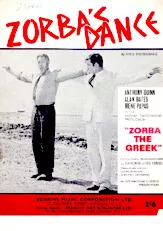 download the accordion score Zorba's Dance (Du Film : Zorba le Grec) (Chant : Dalida) (Sirtaki) in PDF format