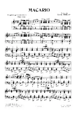 télécharger la partition d'accordéon Macario (Orchestration Complète) (Paso Doble) au format PDF