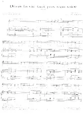 descargar la partitura para acordeón Dans la vie faut pas s'en faire (Chant : Maurice Chevalier / Albert Préjean) (Fox) en formato PDF