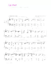 télécharger la partition d'accordéon La mer (Ballade) au format PDF