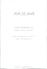 télécharger la partition d'accordéon Joe le taxi (Chant : Vanessa Paradis) (Pour Sax Alto) au format PDF