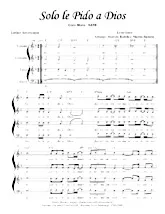 scarica la spartito per fisarmonica Solo le pido a dios (Chœurs) in formato PDF