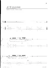 download the accordion score Je te suivrai in PDF format