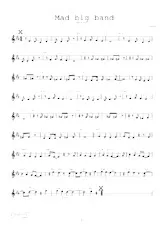 descargar la partitura para acordeón Mad big band (Madison) en formato PDF