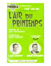 télécharger la partition d'accordéon L'air du printemps (Orchestration) (Valse) au format PDF