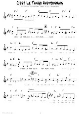 descargar la partitura para acordeón C'est le tango Aveyronnais en formato PDF