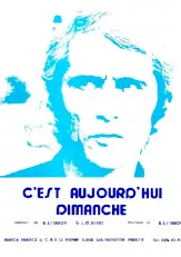 descargar la partitura para acordeón C'est aujourd'hui dimanche (Chant : Marcel Amont) (Pop) en formato PDF