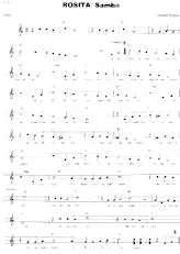 descargar la partitura para acordeón Rosita Samba en formato PDF