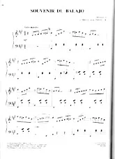 télécharger la partition d'accordéon Souvenir du Balajo (Valse Musette) au format PDF