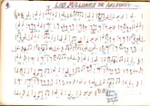 télécharger la partition d'accordéon Los Milliones de Arlequin (Du Ballet : Les Millions d'Arlequins) (Valse / Boston) (Partition Manuscrite) au format PDF