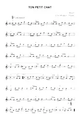 descargar la partitura para acordeón Ton petit chat (Cha Cha Cha) en formato PDF