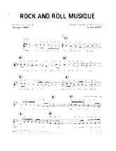 télécharger la partition d'accordéon Rock and Roll Musique (Chant : Johnny Hallyday) au format PDF