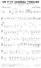 télécharger la partition d'accordéon Un p'tit chapeau Tyrolien (Ich kauf' mir lieber einen tiroler Hut) (Chant : Charlotte Julian) (Marche) au format PDF