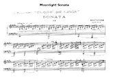 télécharger la partition d'accordéon Moonlight Sonata au format PDF
