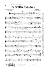 download the accordion score Un besito Nadamas (Boléro) in PDF format