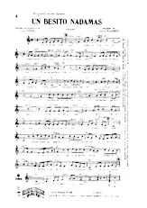 descargar la partitura para acordeón Un besito Nadamas (Boléro) en formato PDF