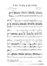 descargar la partitura para acordeón Une voix d'homme (Chant : Line Renaud) (Slow) en formato PDF