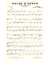 descargar la partitura para acordeón Valse d'Ypres (Wals van Ieper) en formato PDF