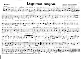 télécharger la partition d'accordéon Lagrimas Negras      (Boléro) au format PDF