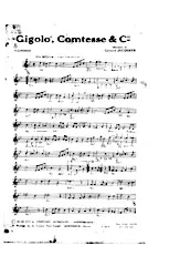 télécharger la partition d'accordéon GIGOLO, COMTESSE & Cie au format PDF