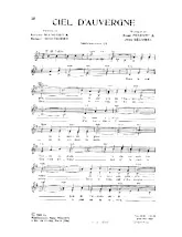 descargar la partitura para acordeón Ciel d'Auvergne (Valse) en formato PDF