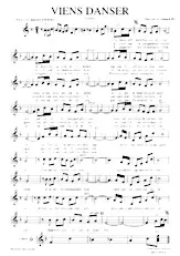 descargar la partitura para acordeón Viens danser (Tango) en formato PDF