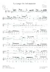 télécharger la partition d'accordéon Le tango du bal musette au format PDF