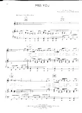 download the accordion score Miss You in PDF format