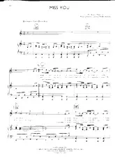 descargar la partitura para acordeón Miss You en formato PDF