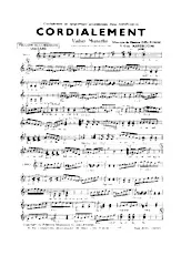 download the accordion score Cordialement (Arrangement : Joëc) (Valse Musette) in PDF format