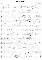 download the accordion score Absence (Boléro) in PDF format