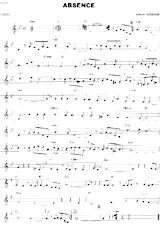 descargar la partitura para acordeón Absence (Boléro) en formato PDF