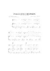 télécharger la partition d'accordéon Pas cette chanson (Don't play that song) (Chant : Johnny Hallyday) au format PDF