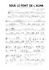 download the accordion score Sous le pont de l'Alma (Valse) in PDF format