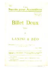 descargar la partitura para acordeón Billet Doux (Valse) en formato PDF