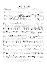 download the accordion score Une rose in PDF format