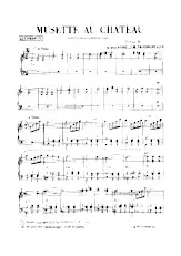 descargar la partitura para acordeón Musette au château (Valse) en formato PDF