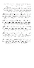télécharger la partition d'accordéon In the silvery light of the Moon (In het zilv'ren licht der maan) (Tango) au format PDF
