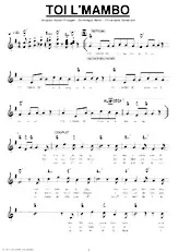 download the accordion score Toi L' Mambo in PDF format