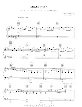 télécharger la partition d'accordéon Miami 2017 (Seen the lights go out on Broadway) (Slow) au format PDF