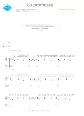 télécharger la partition d'accordéon La promesse (Arrangeur : Franck Authié) (Interprètes : Grégoire et Jean-Jacques Goldman) (Partition Piano)  au format PDF