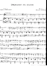 download the accordion score Déjeuner du matin in PDF format