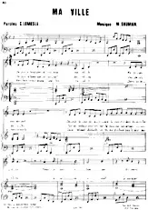 download the accordion score Ma ville in PDF format