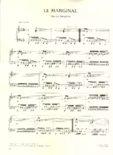 descargar la partitura para acordeón Le marginal (Slow Rock) en formato PDF